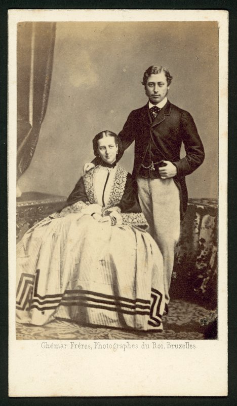 Prinsen och prinsessan av Wales av French Photographer
