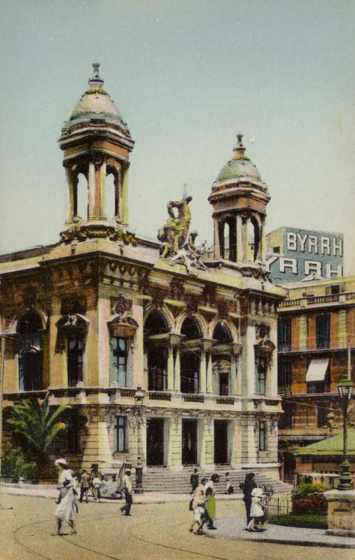 Teatern, Oran, Algeriet (färgad bild) av French Photographer