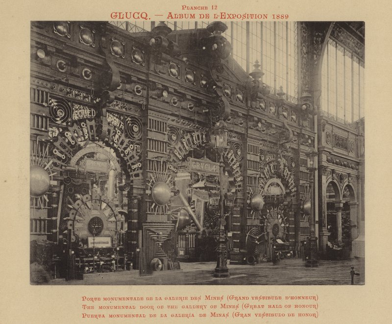 Den monumentala dörren till galleriet Mines, Great Hall of Honor av French Photographer
