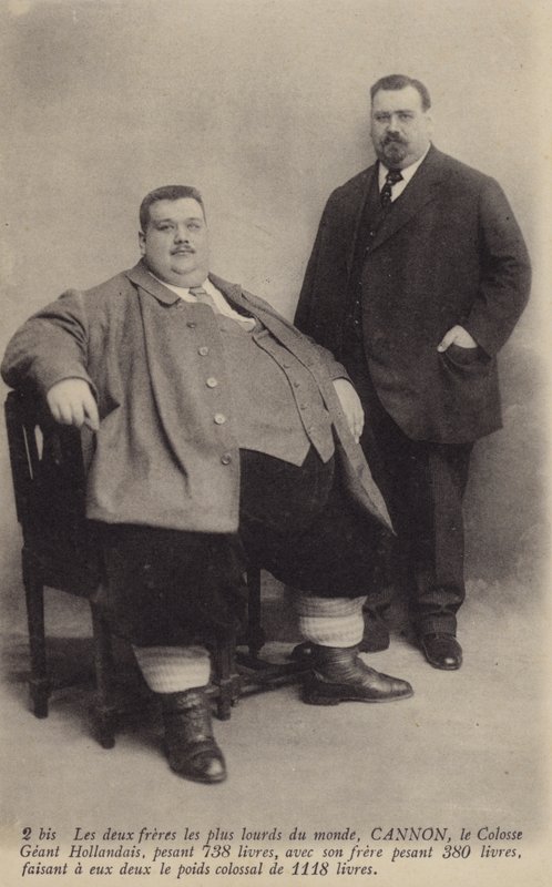 De två tyngsta bröderna i världen, väger totalt 1118 pund av French Photographer