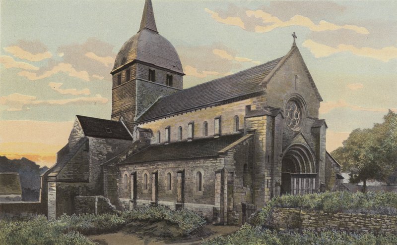 Til-Chatel, Kyrka, Ensemble N O av French Photographer