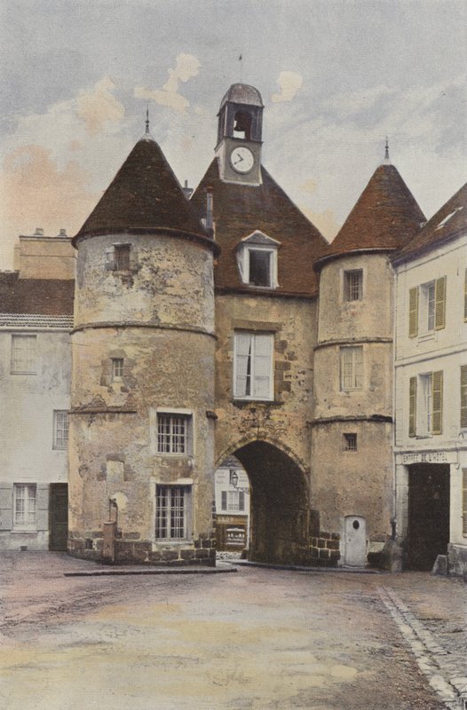 Tournan, gammalt slott (nuvarande rådhus) av French Photographer