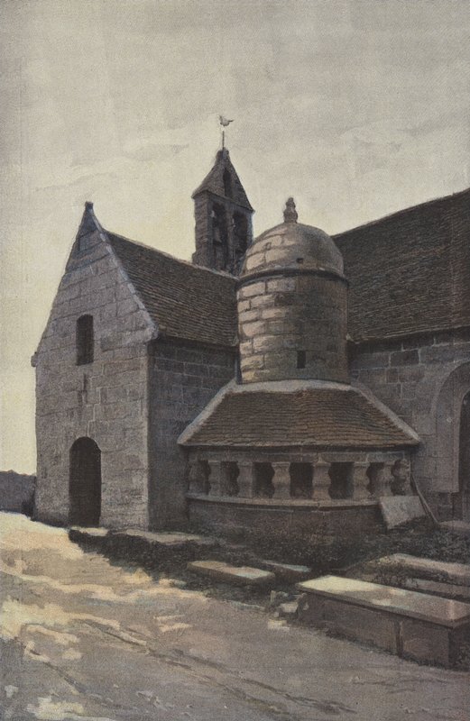 Tregastel, Kyrka och ossuair av French Photographer