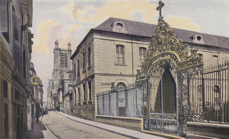 Troyes, Hotel-Dieu och katedralen av French Photographer