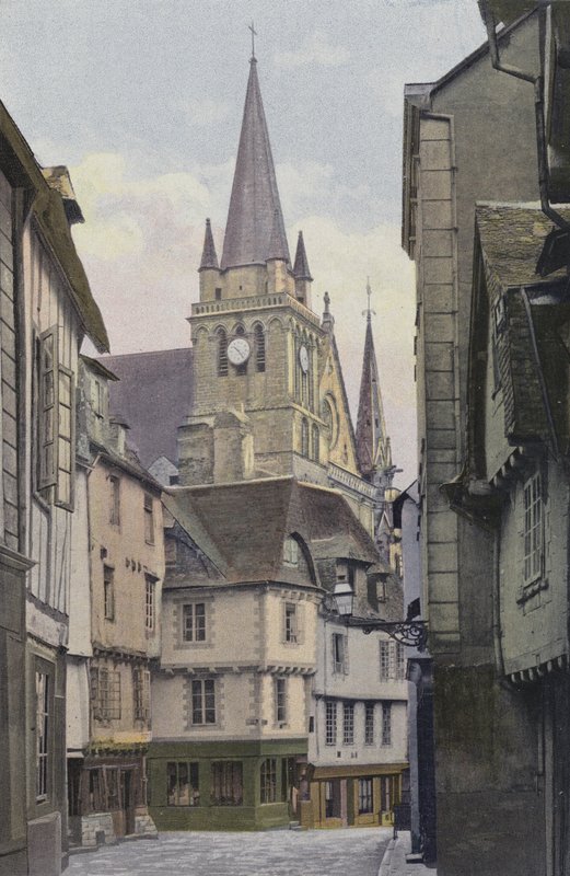 Vannes, katedralen och rue de l