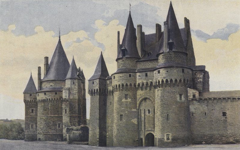 Fönster, slott, sidan av torget av French Photographer