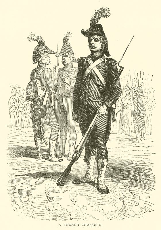 En fransk jägare (gravyr) av French School