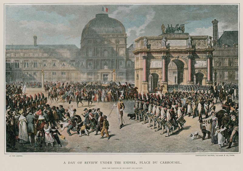 En dag av recension under imperiet av French School