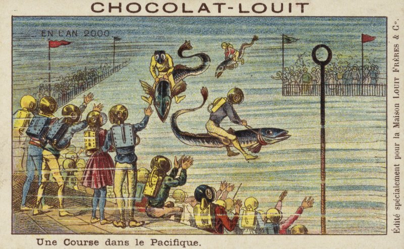 En fiskras i Stilla havet år 2000 av French School