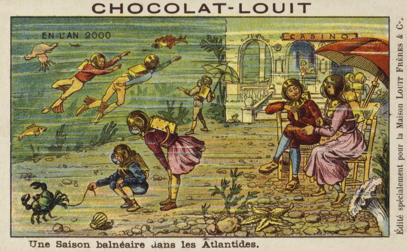 En semester vid havet på Atlantens havsbotten år 2000 av French School