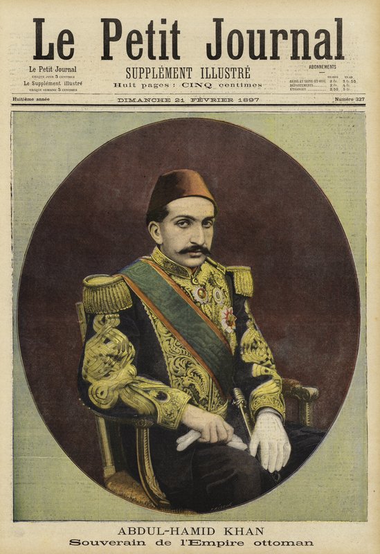 Abdul Hamid II, Sultan av det osmanska riket av French School