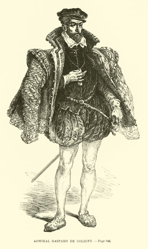 Amiral Gaspard de Coligny av French School