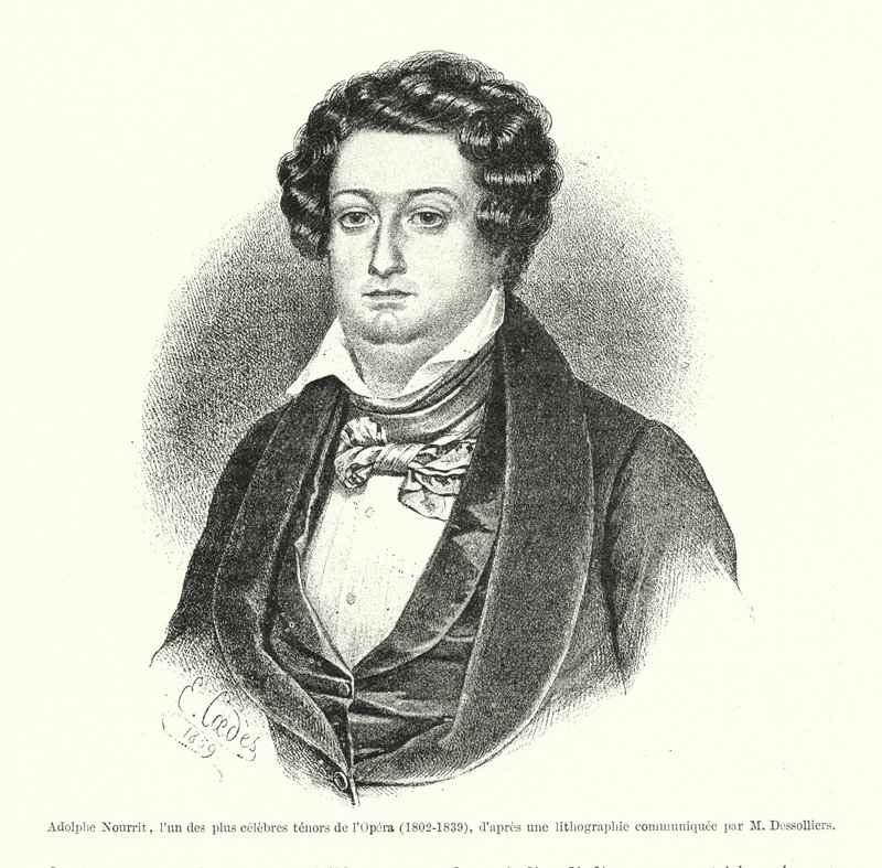 Adolphe Nourrit, en av de mest kända operatenorerna av French School