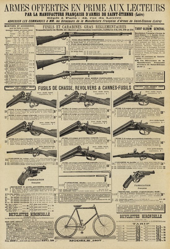 Reklam för vapen av French School