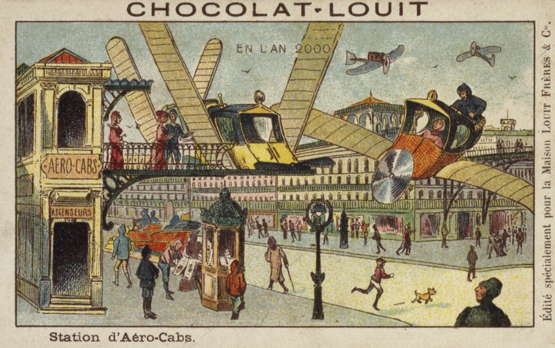 Aero-cab station år 2000 av French School
