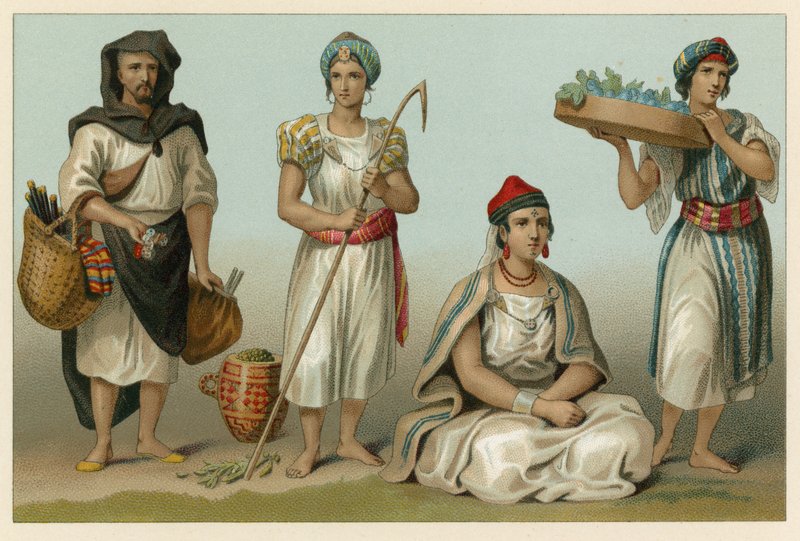 Afrika kostym av French School