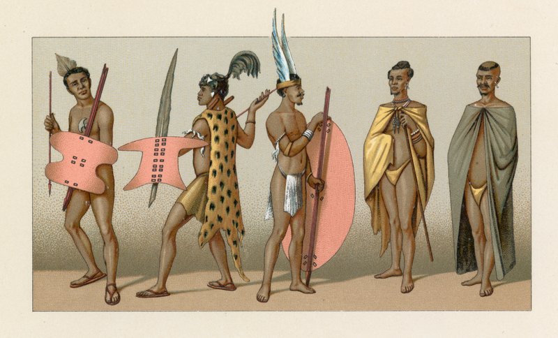 Afrika kostym av French School
