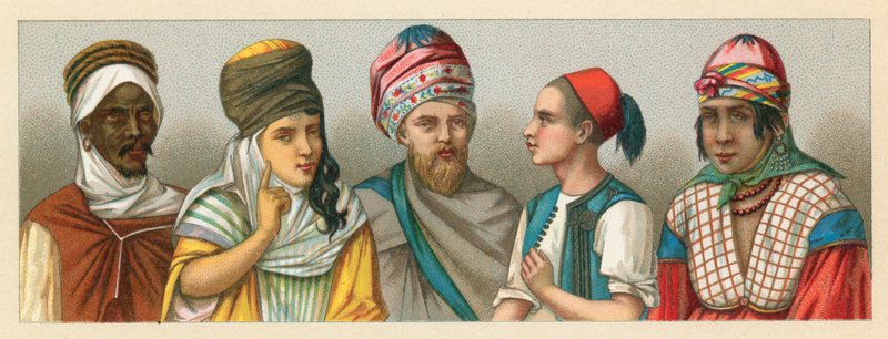 Afrika kostym av French School