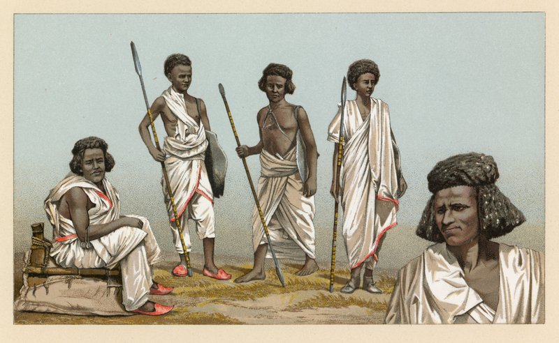 Afrika kostym av French School