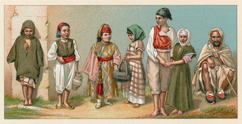 Afrika kostym av French School