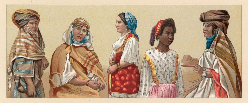 Afrika kostym av French School