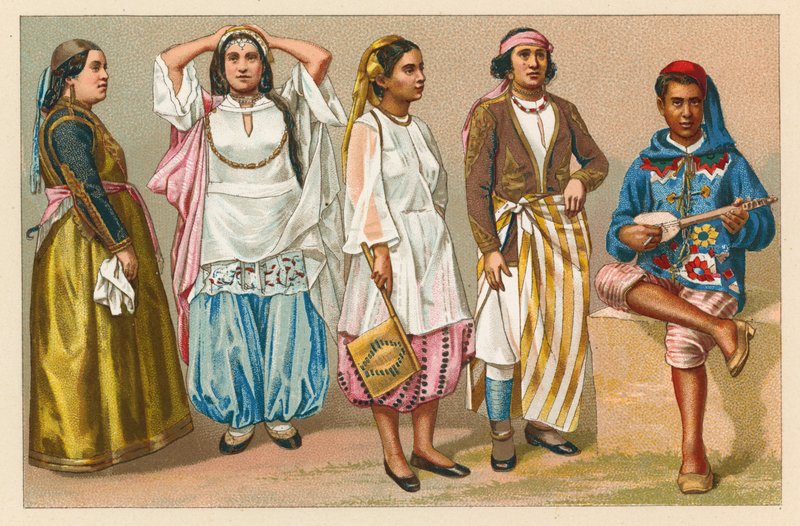 Afrika kostym av French School