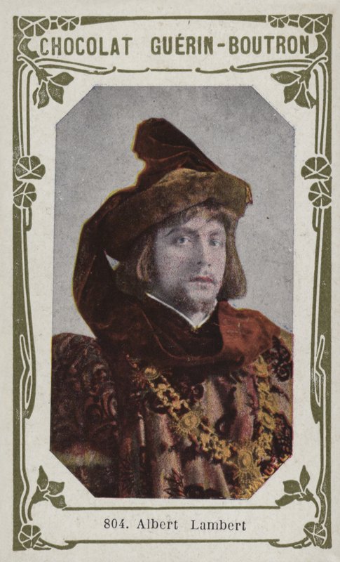 Albert Lambert (färgad bild) av French School