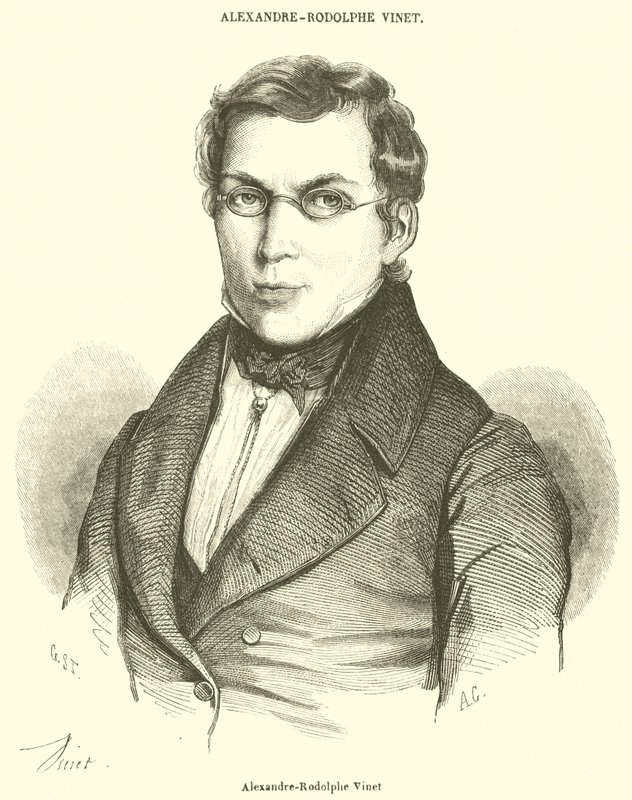 Alexandre-Rodolphe Vinet (gravyr) av French School