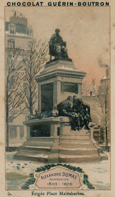 Alexandre Dumas, romanförfattare, 1803-1870, Erigee Place Malesherbes av French School