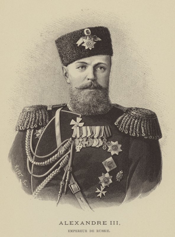 Alexander III, Rysslands kejsare av French School