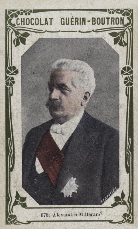Alexandre Millerand (färgad bild) av French School