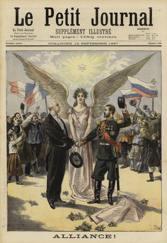 Allians mellan Frankrike och Ryssland, 1897 av French School