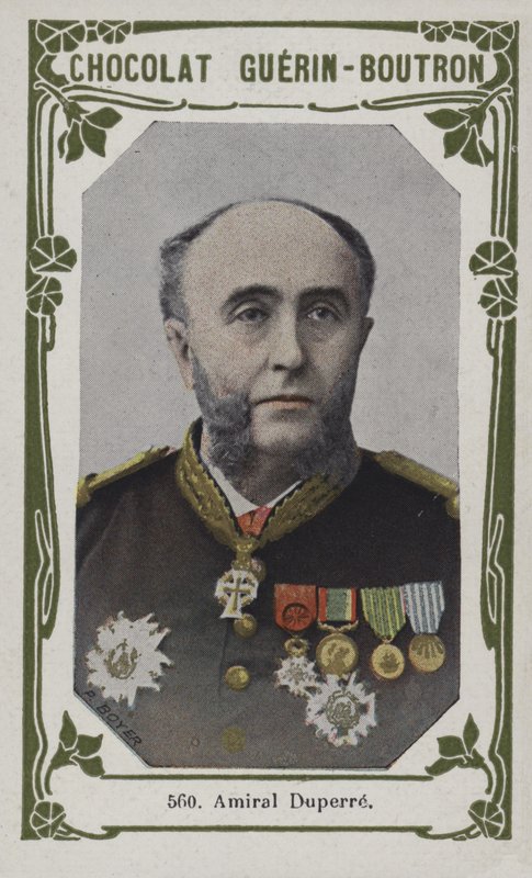 Amiral Duperre (färgad bild) av French School