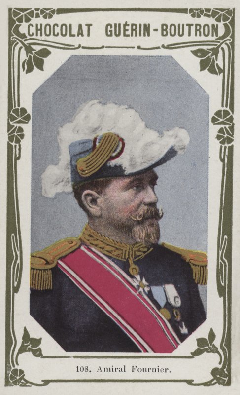 Amiral Fournier (färgad bild) av French School