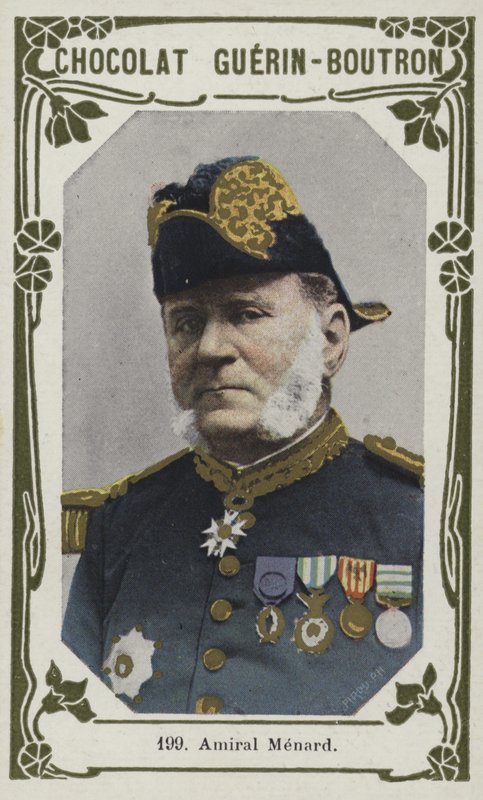Amiral Menard (färgad bild) av French School