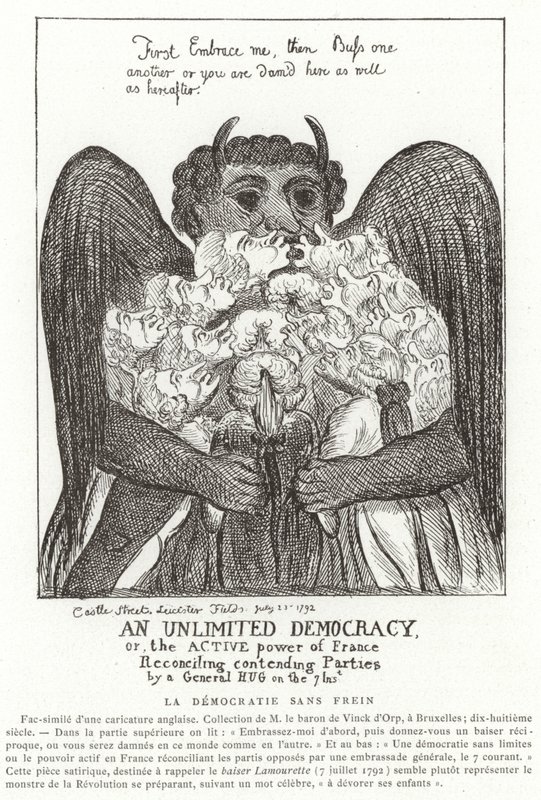 En obegränsad demokrati, 1792 av French School