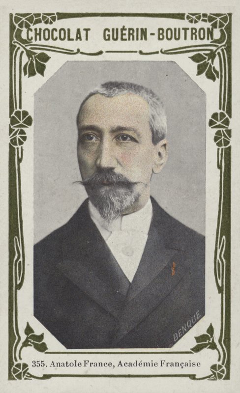 Anatole France, Franska Akademien (färgad bild) av French School