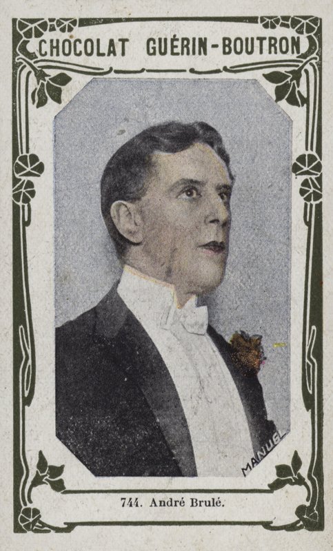 Andre Brule (färgad bild) av French School