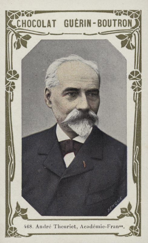 Andre Theuriet, Academie-Francaise (färgad bild) av French School