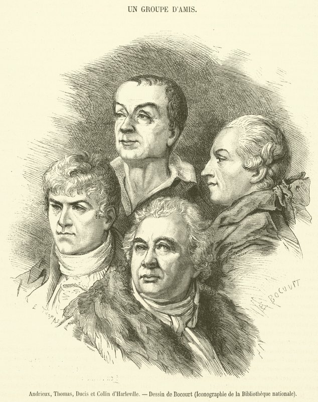 Andrieux, Thomas, Ducis och Collin d