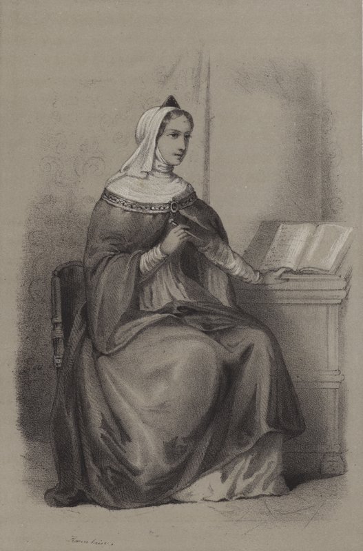 Anne De Comnene (gravyr) av French School