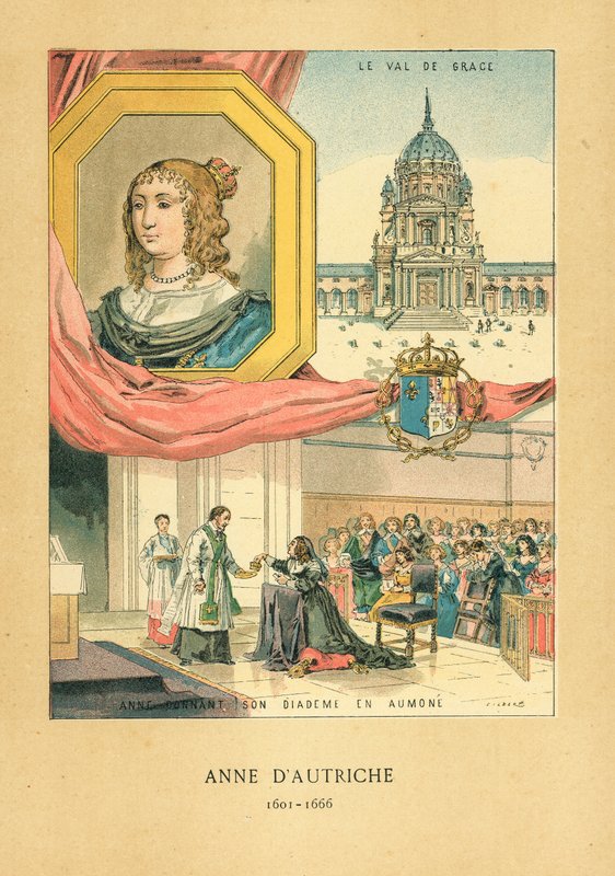 Anne av Österrike av French School
