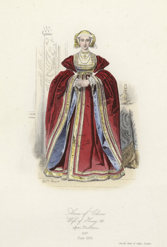 Anne av Cleves, fjärde fru till Henry VIII av England av French School