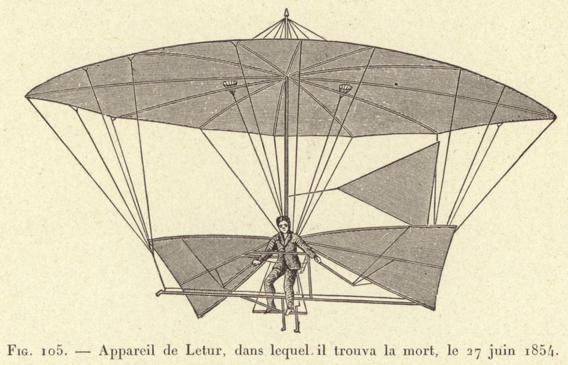 Leturs apparat, i vilken han dog, 27 juni 1854 (gravyr) av French School
