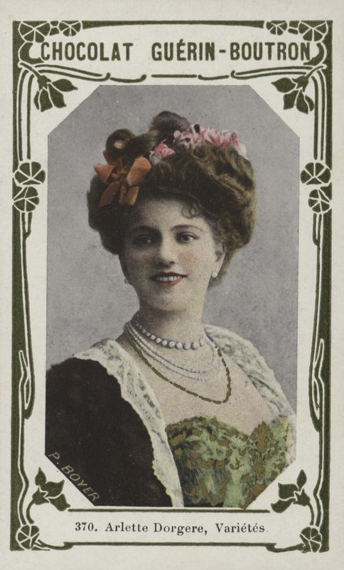 Arlette Dorgere, Varietes (färgad bild) av French School