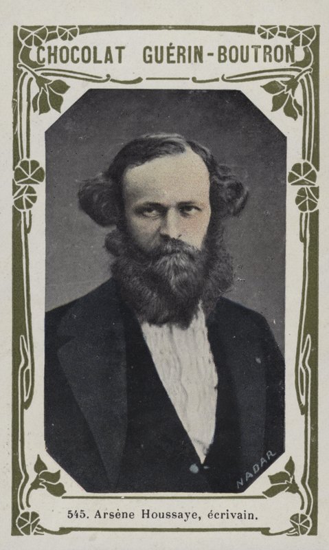 Arsene Houssaye, ecrivain (färgat foto) av French School
