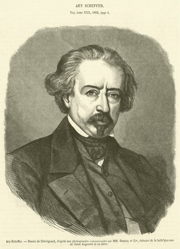 Ary Scheffer (gravyr) av French School