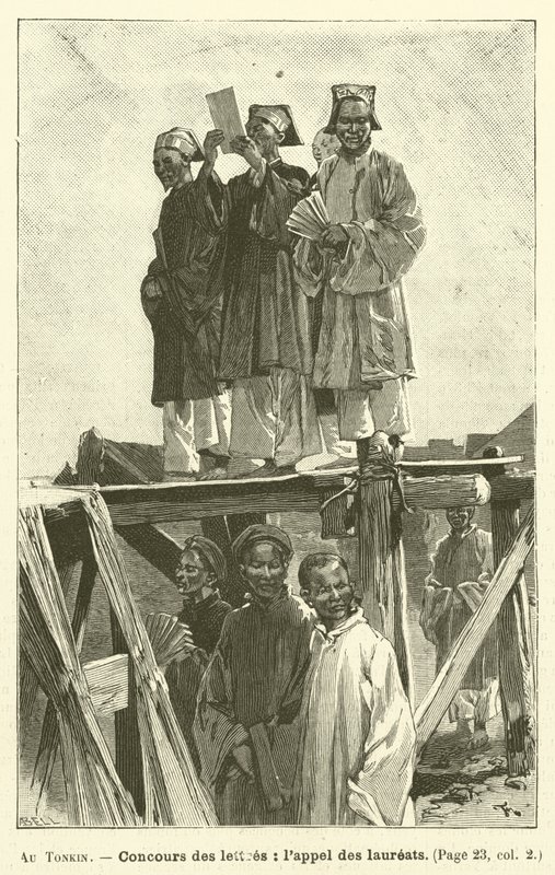 Au Tonkin (gravyr) av French School