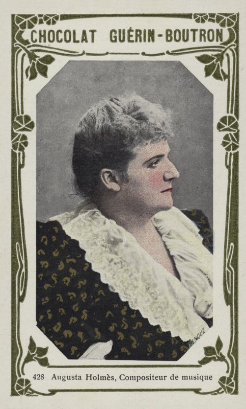 Augusta Holmes, kompositör (färgad bild) av French School