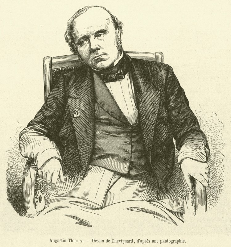 Augustin Thierry (gravyr) av French School